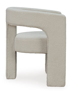 Ivory Ivory Upholstered Accent Chair, product view 3 - 3