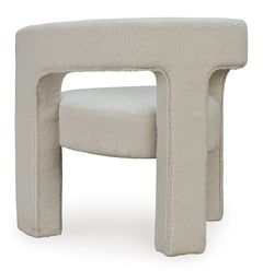 Ivory Ivory Upholstered Accent Chair, product view 4 - 4