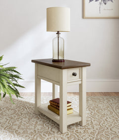 Two-tone chairside table, product view 2 - 2
