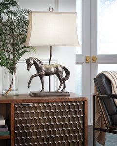 Bronze Finish table lamp, product view 3 - 3