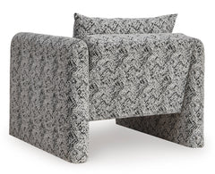 Black/White Accent Chair, product view 3 - 3