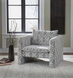 Black/White Accent Chair, product view 5 - 5