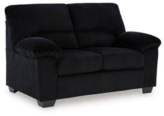 Onyx, complete loveseat, angled view - 5