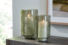 Green Clarkton two-piece candle holder set, product view 5 - 5