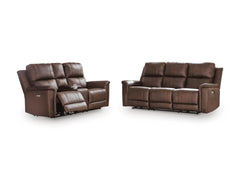 Espresso / Sofa + Loveseat, complete matching set - 5