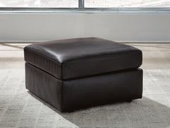 Black, ottoman in room - 2