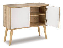 Natural/White Orinfield accent cabinet, product view 2 - 9