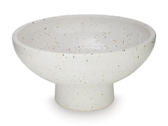 White/Black speckled terra cotta bowl, product view 3 - 3