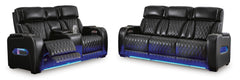 Black / Sofa + Loveseat, complete matching set - 1