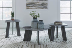Gray three-piece table set, product view 4 - 4
