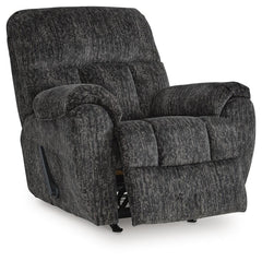 Gunmetal, recliner with footrest extended - 7