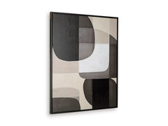 Black/White Kesleigh wall art, product view 2 - 2