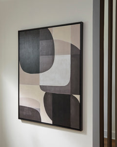 Black/White Kesleigh wall art, product view 5 - 5