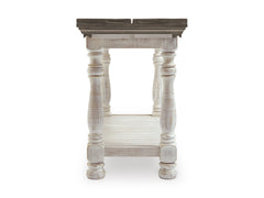 Gray/White Flip-Top Console Table, product view 2 - 2