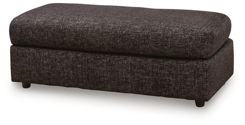 Onyx Performance Upholstery Oversized Ottoman