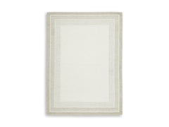Ivory/Tan 61" x 83", complete rug product view - 9