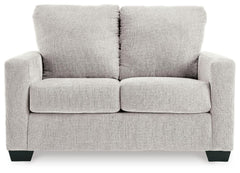 Snow Twin, complete sleeper sofa, closed front view - 21