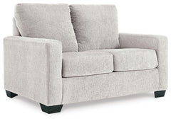 Snow Twin, complete sleeper sofa, closed angled view - 23