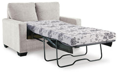 Snow Twin, complete sleeper sofa with mattress unfolded - 24