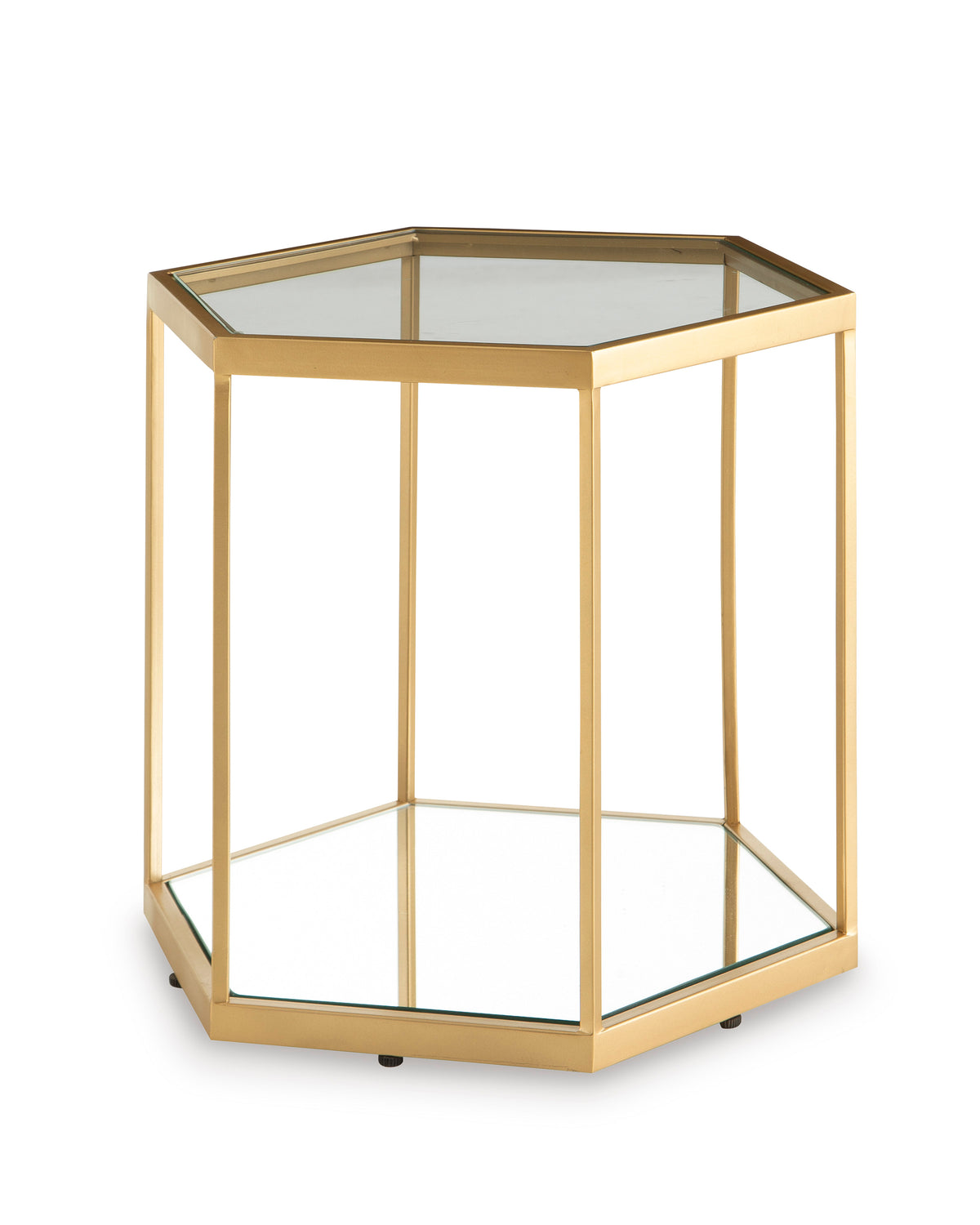 Gold Finish Accent Cocktail Table, view 1
