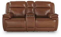 Chocolate, loveseat front view - 4