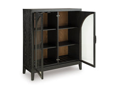 Black/Brown Bar Cabinet, view 2 - 2