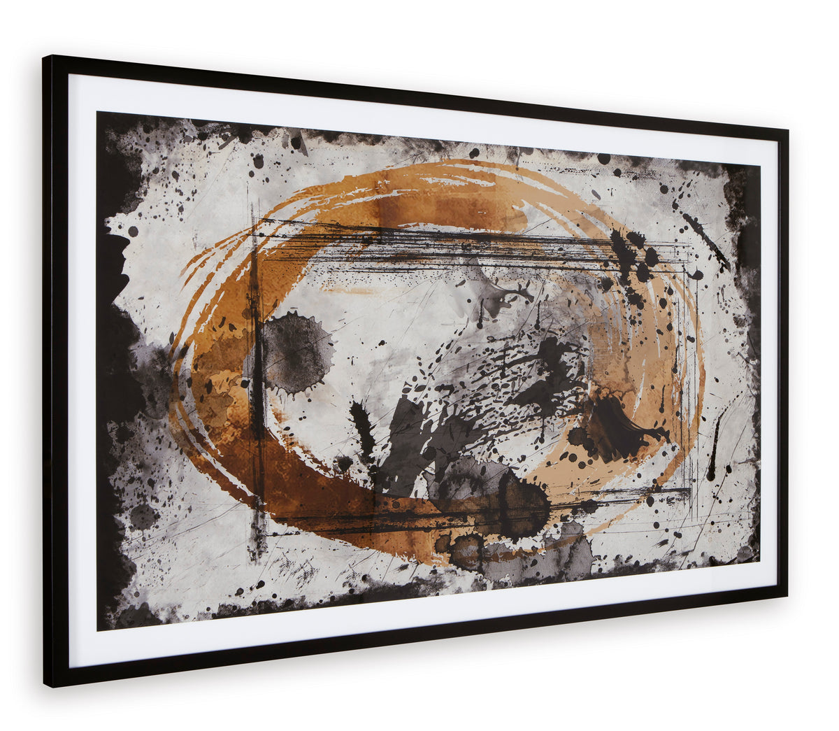 Black/Caramel/Tan Wall Art, view 1