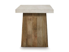 Light Brown Square End Table, product view 3 - 3