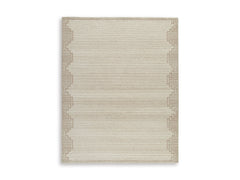 Brown/Beige 97.5" x 121.75", complete rug product view - 5