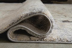 Multi 94" x 123", rolled rug backing detail - 4