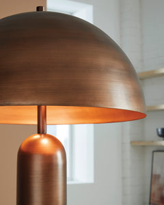 Antique Copper Finish floor lamp, product view 4 - 4