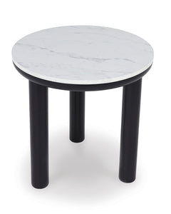 Black/White three-piece table set, product view 4 - 4