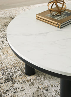 Black/White three-piece table set, product view 5 - 5