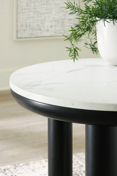 Black/White three-piece table set, product view 6 - 6