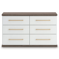Brown/White / Dresser, front view - 3