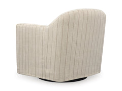 Cream/Brown Accent Chair, product view 3 - 3