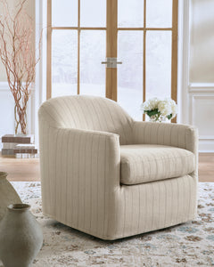 Cream/Brown Accent Chair, product view 5 - 5