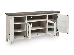 Two-tone Farmhouse TV Stand, product view 2 - 2