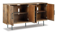 Brown Accent Cabinet, product view 3 - 3