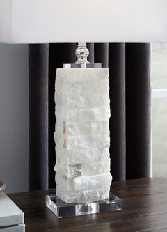 White table lamp, product view 3 - 3