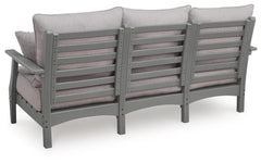 Gray, rear sofa view - 4
