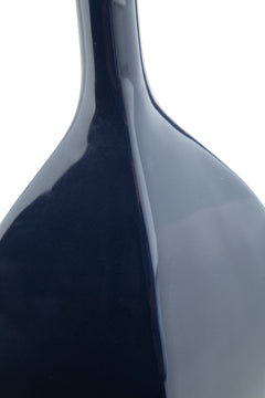 Navy 12-inch height vase, product view 3 - 3