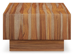 Brown Rectangular Coffee Table, product view 3 - 3