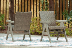 Beige / Outdoor Rocking Chair Set, both chairs in outdoor setting; other furniture excluded - 2