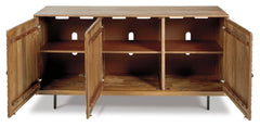 Brown/Black/White Accent Cabinet, view 5 - 5