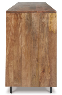 Brown/Black/White Accent Cabinet, view 6 - 6