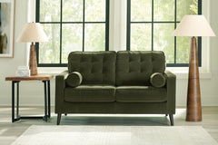 Olive, complete loveseat in room - 2