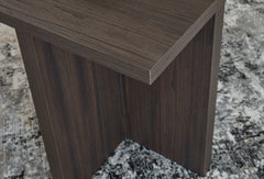 Brown two-piece table set, product view 6 - 6