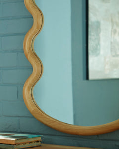 Brown Accent Mirror, view 3 - 3