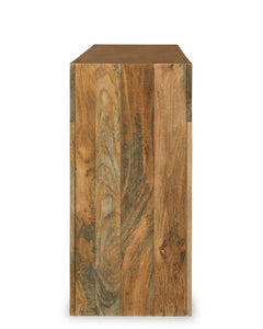 Natural Brown Console Sofa Table, product view 3 - 3